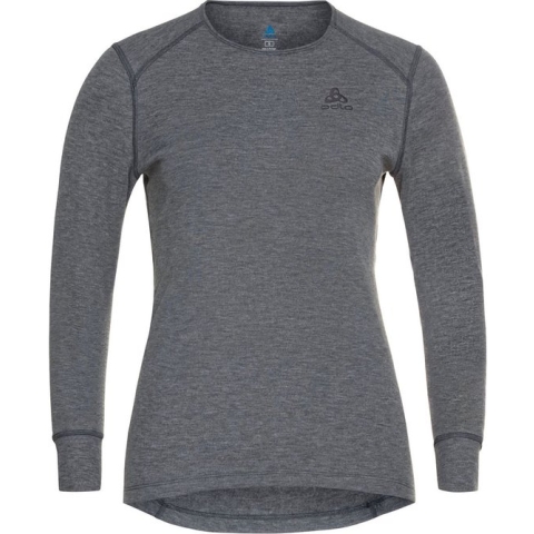 ODLO - BL TOP Crew neck l/s ACTIVE WARM ECO  - Vrouwen - Thermoshirt - Grijs - S