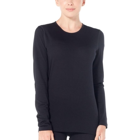 Wmns 200 Oasis LS Crewe Black - M