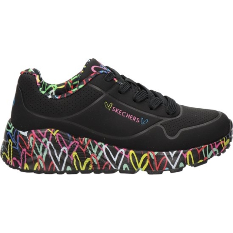 Skechers Uno Lite - Lovey Luv Meisjes Sneakers - Maat 34