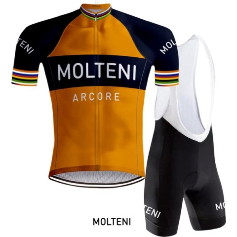 Retro Wielertenue Molteni Oranje - REDTED (S)