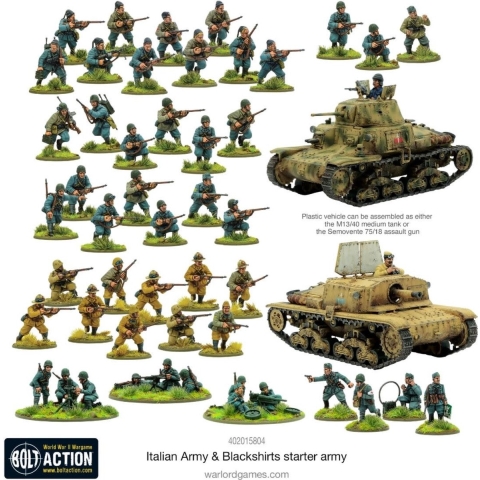 Italian Army & Blackshirts Starter Army