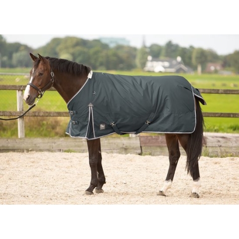 Harry's Horse - Outdoordeken Thor - 300 Gram - Ebony - Maat 185