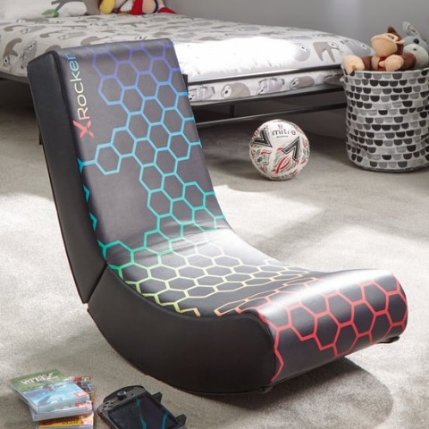 Rocker Inklapbare Gamingstoel Neo Hex Editie voor Junior 6 -12 jaar