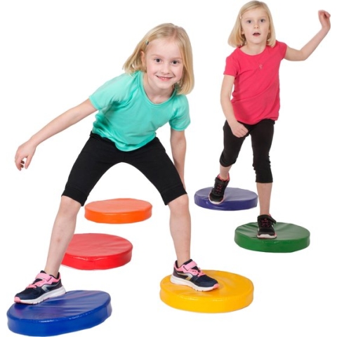 6 Balance Steps met geluid| Balanskussens | set van 6