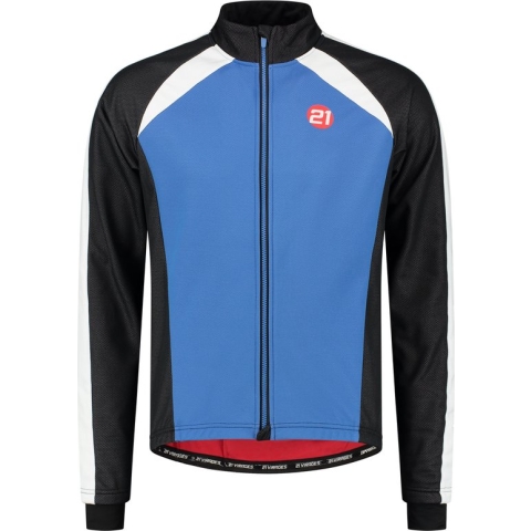 21Virages Forte fietsjack windprotect Heren Zwart Blauw - 2XL