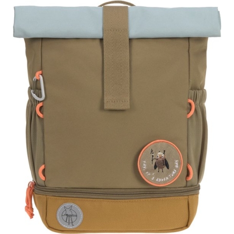 Lässig Mini Rolltop Rugzak - Nature olive