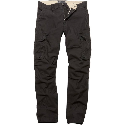 Vintage Industries Reef Pants Black Outdoorbroek Heren