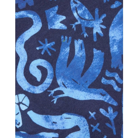 Harper sweater 55 AOP Archeoilily Blue: 128/8yr