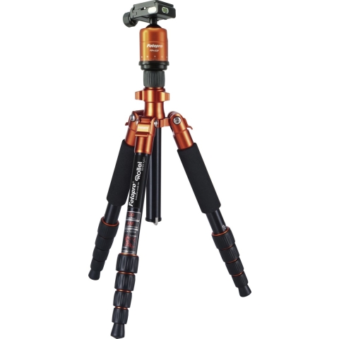 Rollei Compact Traveller NO.1 Tripod Werkhoogte: 30 - 140 cm Oranje