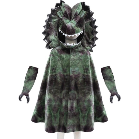 Great Pretenders Grandasuarus Dilophosaurus Cape w/Claws, SIZE US 4-6