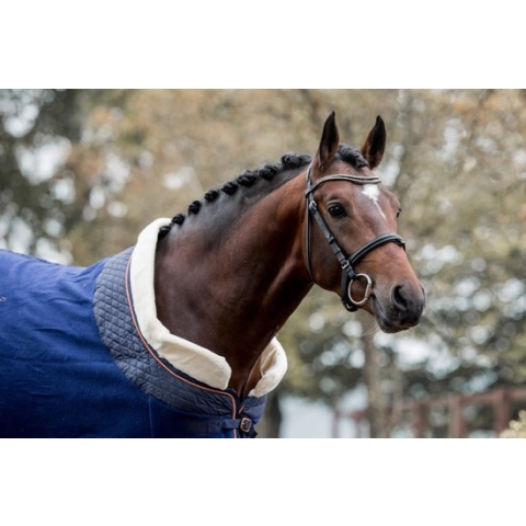 MHS Fleecedeken Deluxe 175/215 cm Navy