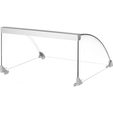 Glazen cover voor worstenroller grill