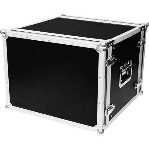 Roadinger flightcase 19 inch CO DD, 8U, 24cm diep, zwart