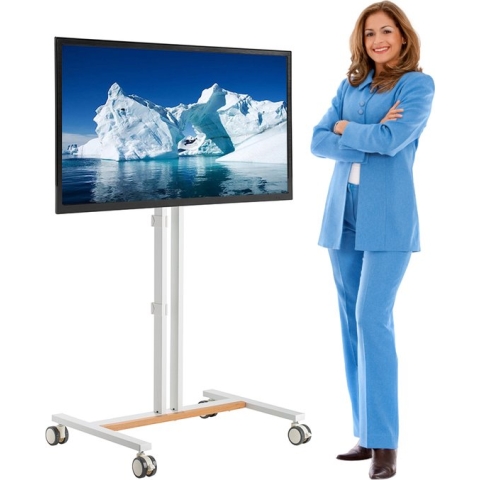 TV standaard Hout en Metaal | Kleur: Wit