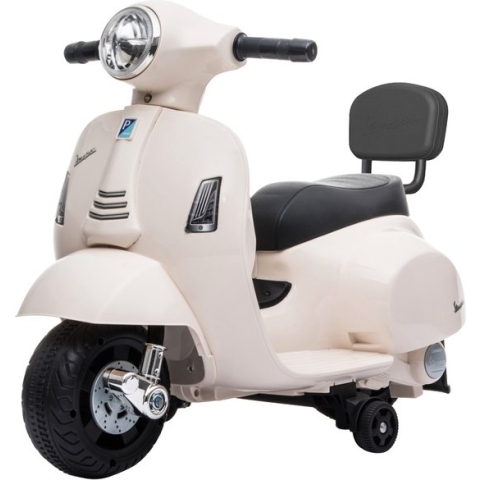 Eco Toys White Elektrische Vespa Scooter H1