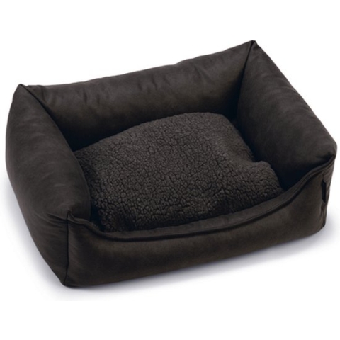 Beeztees Uma - Orthopedische Hondenmand - Antraciet- 60x40x20 cm