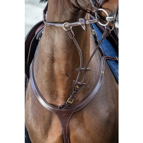 Dy on Elastic Running Martingale Attachment D Col. - Brown - Maat Pony