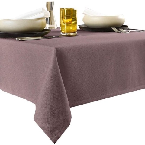 De Witte Lietaer Tafellaken Gibson - Polyester - 145x360 cm - Taupe