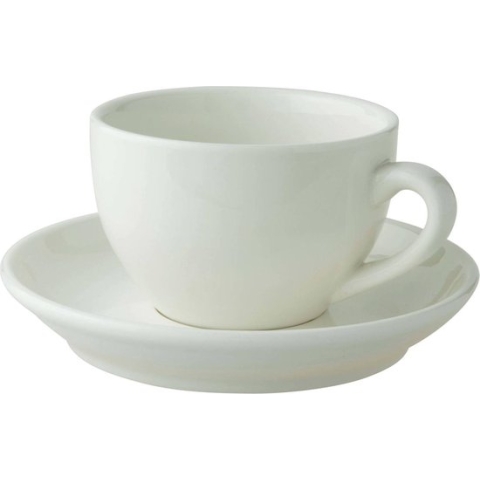 Palmer Kop en schotel Robusta 18 cl - 14 cm Offwhite 12 stuk(s)