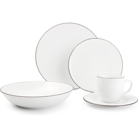 Servies 20-delig wit Puro 2