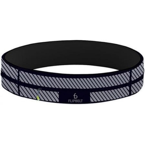 Zipper Reflective Zwart - Running belt - Hardloopriem - M