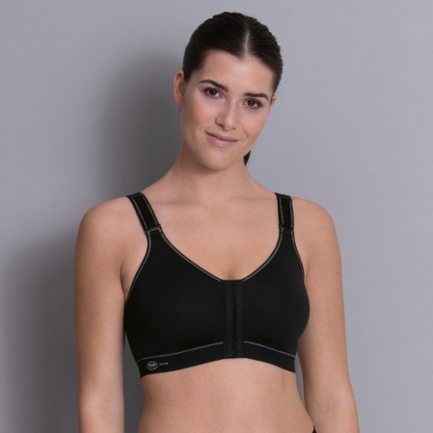 Anita Active Frontline Open Sport Bh 5523 001 Zwart - maat EU 100A / FR 115A