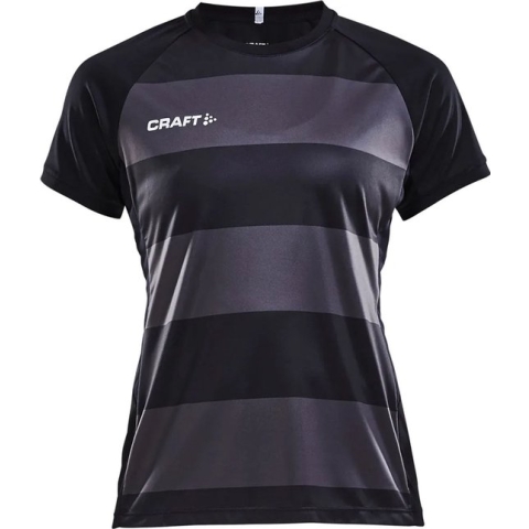 Craft Progress Shirt Korte Mouw Dames - Zwart | Maat: L