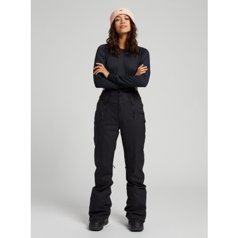 Burton Dames Snowboard Broek Wms Marcy High Rise Stretch Pa True Black