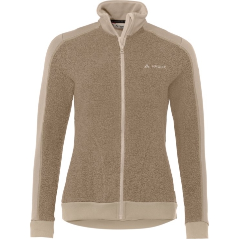 Vaude Women's Skomer Wool Fleece Jacket - Outdoorvest - Dames - Beige/bruin - Maat 42