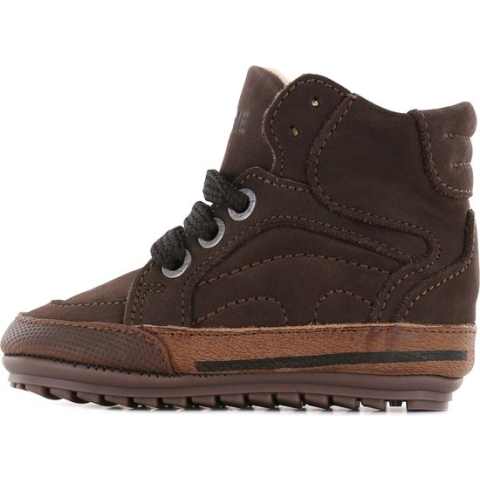 Baby | Eerste stapschoenen | Jongens | Dark Brown | Leer | Shoesme | Maat 20