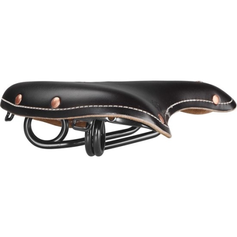 Zadel Monte Grappa Old Frontiers Classic leer zwart