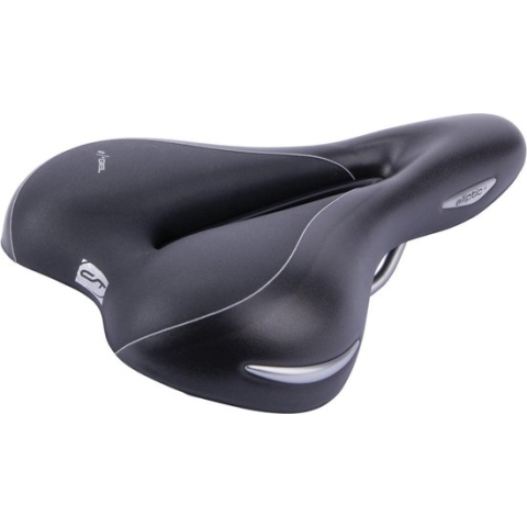 Contec Elliptic + Fietszadel Heren - Zwart - Met +Gel Vulling - 100% Waterdicht