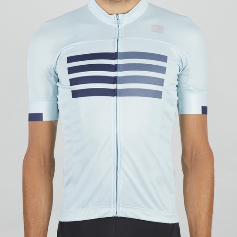 Sportful Fietsshirt korte mouwen Heren Blauw  - WIRE JERSEY BLUE SKY BLUE BLUE SEA - M