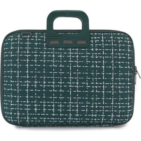 Bombata 'Tweed' 15 inch Nylon Laptoptas - Prato - 15,6 inch - Groen