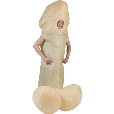 Opblaasbaar kostuum  - Verkeeldkleding - Penis