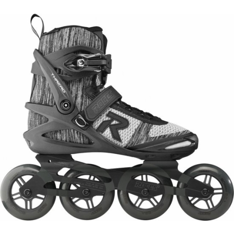 ROCES Inlineskates Unisex THREAD 90 Salt-N-Pepa - Zwart/Grijs 37
