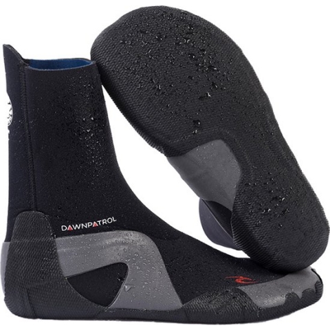2023 Rip Curl Dawn Patrol 5mm Round Toe Neoprene Boots BLACK