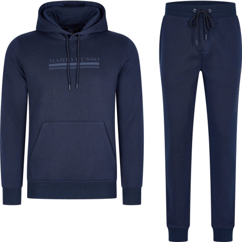 Mario Russo Trainingspak Anselm- Huispak - Joggingpak - Hoodie - Navy - L