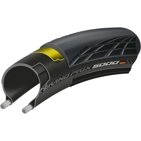 Continental Grand Prix 5000 Racefiets Band - Maat: 30mm, Kleur: Zwart