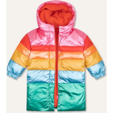 Colorado coat 31 Solid multicolor rainbow Pink: 92/2yr
