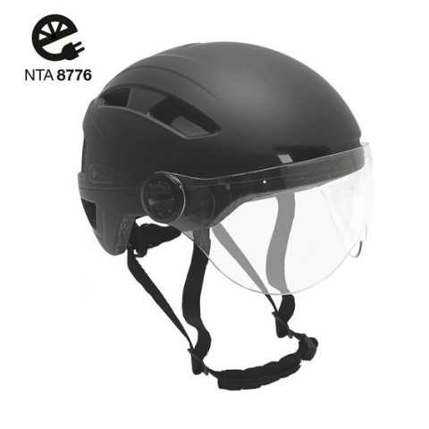 Falkx SpeedPedelec Helm - Fietshelm Met Vizier - Mat Zwart - Large