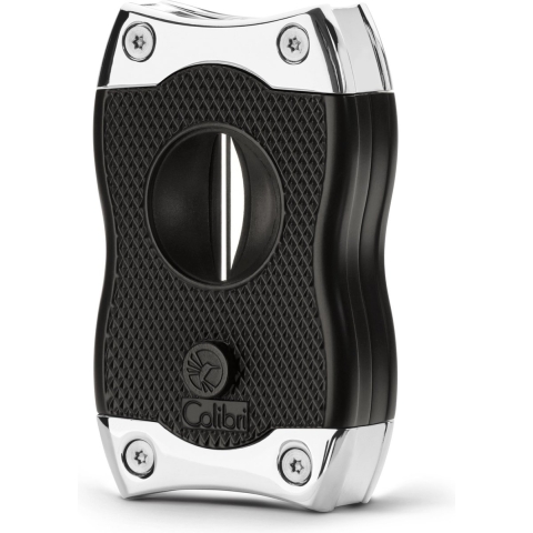 Sigarenknipper Colibri SV-Cut zwart - chrome