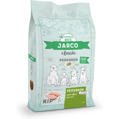 Jarco Dog Classic Vers Vlees Persbrok Kip - Hondenvoer - 12.5 kg