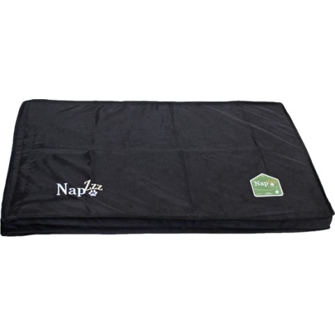 NapZZZ benchkussen waterproof Zwart Maat L: 89x54x5 cm