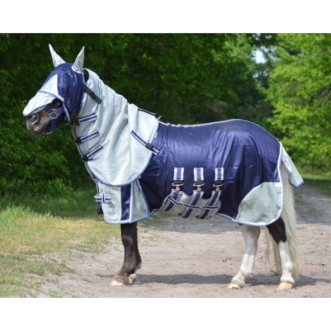 QHP  Deken vliegen falabella Blauw 118