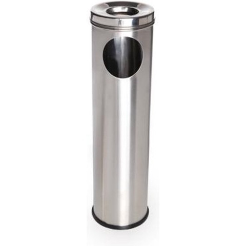Ashtray With Lid Inox D15xh58cm