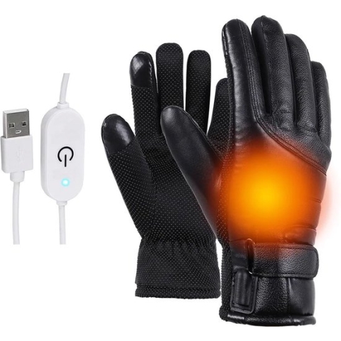 Verwarmde handschoenen - Elektrische handschoenen - Waterdicht - One size - Oplaadbaar