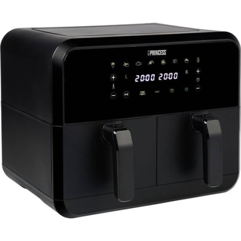 Princess - Dubbele friteuse - Met heteluchtfunctie en timer