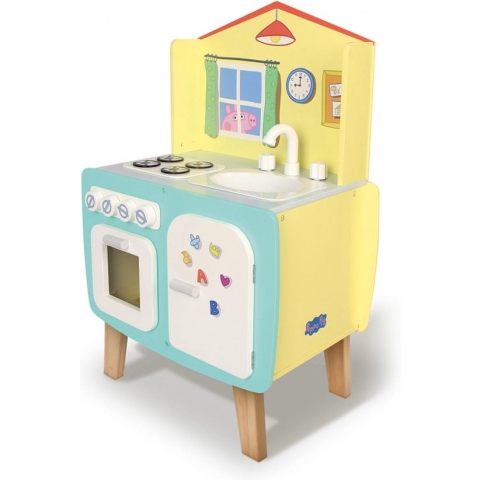 Peppa Pig Speelkeuken Hout - Speelgoedkeuken - Met Ronde Vormen - 70 x 45 x 30 cm