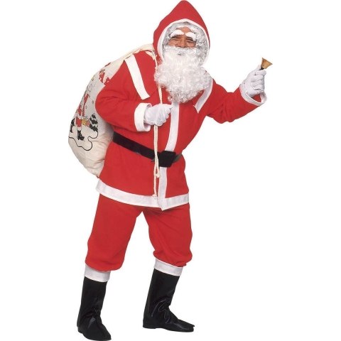 "Verkleedkostuum Luxe Kerstman voor heren  - Verkleedkleding - One size"